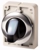 Eaton Переключатель плоский 30мм, с подсветкой, с фиксацией, белый, 2 позиции M30C-FWLKV-W