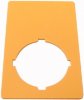 Eaton Знак, аварийная остановка , желтый, ГхШ = 50x33mm , пустой M22-XZK