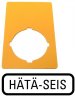 Eaton Знак, аварийная остановка , желтый, ГхШ = 50x33mm , НATA - SEIS M22-XZK-SF99