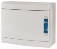 Eaton Навесной шкаф IP65, 1 ряд 12 модулей УФ-стойкий поликарбонат, индустриальная серия, N/PE клеммы в комплекте, глухая дверь IKA-1/12-SR-UV