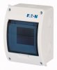 Eaton Компактный щит навесного исполнения, 1ряд, 5 модулей, прозрачная дверь, пластик BC-O-1/5-ECO