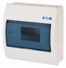 Eaton Компактный щит навесного исполнения, 1ряд, 8 модулей, прозрачная дверь, пластик BC-O-1/8-ECO