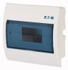 Eaton Компактный щит встроенного исполнения, 1ряд, 8 модулей, прозрачная дверь, пластик BC-U-1/8-ECO