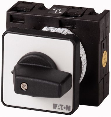 Фотография товара 'Eaton Кулачковый переключатель, , специальная конструкция, , 6 контактных модулей , Ie = 25A , Пол. 48х48 мм , переднее крепление в отверстие 22мм T3-6-SOND*/EZ'