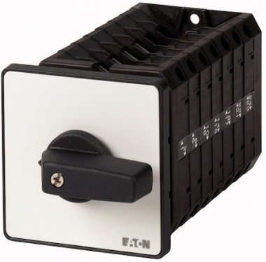 Фотография товара 'Eaton Кулачковый переключатель, , специальная конструкция, , 8 контактных модулей, т. = 63 , Пол. 88x88mm , переднее крепление T5B-8-SOND*/E'