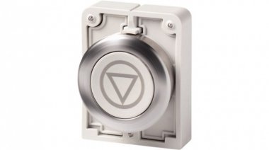 Фотография товара 'Eaton Кнопка плоская 30мм, серая M30C-FD-GR'