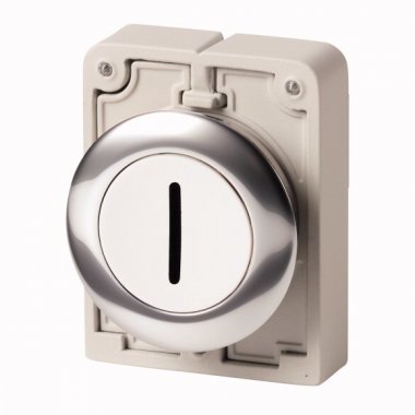 Фотография товара 'Eaton Кнопка плоская 30мм, с фиксацией M30C-FDR-W-X1'