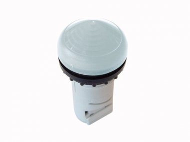 Фотография товара 'Eaton Сигнальная лампа, коническая без светодиодного элемента, патрон BA 9s, дляламп до 2.4 Вт, цвет белый M22-LCH-W'