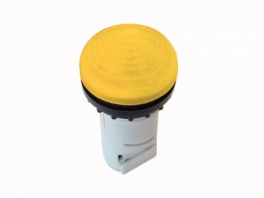 Фотография товара 'Eaton Сигнальная лампа, коническая без светодиодного элемента, патрон BA 9s, дляламп до 2.4 Вт, цвет желтый M22-LCH-Y'