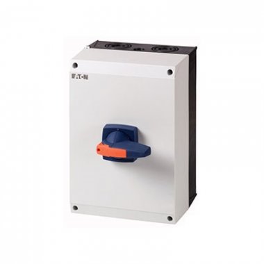 Фотография товара 'Eaton Выключатель-разъединитель 3P, замок, ручка синяя DMM-160/3/I5/P-B'