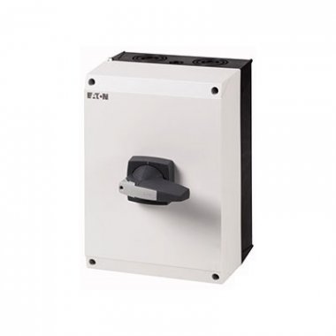 Фотография товара 'Eaton Выключатель-разъединитель 4P, замок, ручка серая DMM-160/4/I5/P-G'