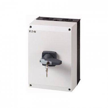 Фотография товара 'Eaton Выключатель-разъединитель 3PPlusN, цилиндрический замок, ручка серая DMM-125/3N/I5/C-G'