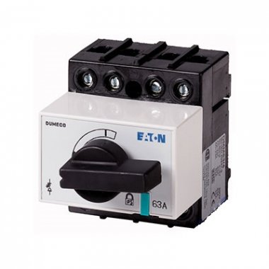 Фотография товара 'Eaton Выключатель-разъединитель Duco без оси и рукояти, гориз. подключение, 63А, 4Р DCM63/4'