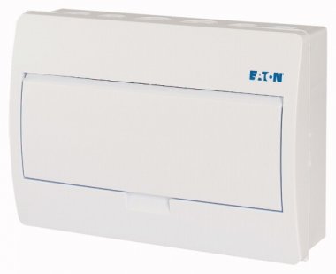 Фотография товара 'Eaton Компактный щит навесного исполнения, 1ряд, 12 модулей, белая дверь, пластик BC-O-1/12-TW-ECO'