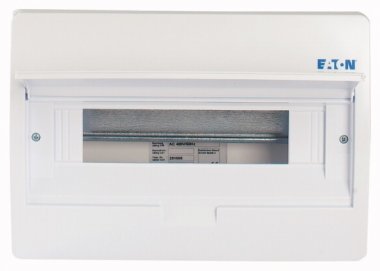 Фотография товара 'Eaton Компактный щит навесного исполнения, 1ряд, 18 модулей, белая дверь, пластик BC-O-1/18-TW-ECO'