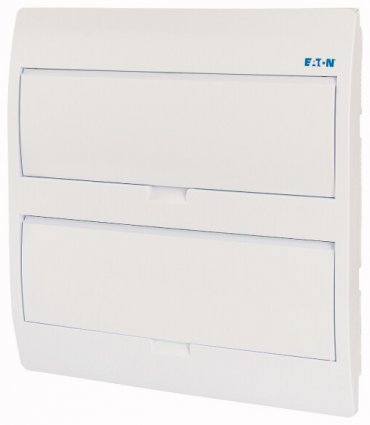 Фотография товара 'Eaton Компактный щит встроенного исполнения, 2 ряда, 36 модулей, белая дверь, пластик BC-U-2/36-TW-ECO'