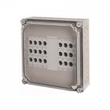 Фотография товара 'Eaton Блок предохранителей Plus дверь, 8x3xE18, ВхШхД = 375x375x150 мм RS18/I44E/T'