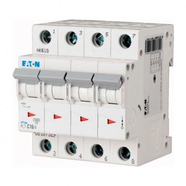 Фотография товара 'Eaton Модульный автоматический выключатель PL7-C2/4'