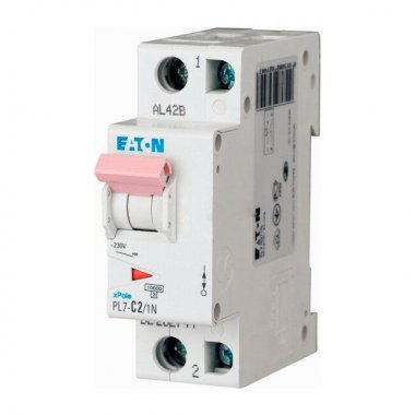 Фотография товара 'Eaton Модульный автоматический выключатель PL7-B2/1N'