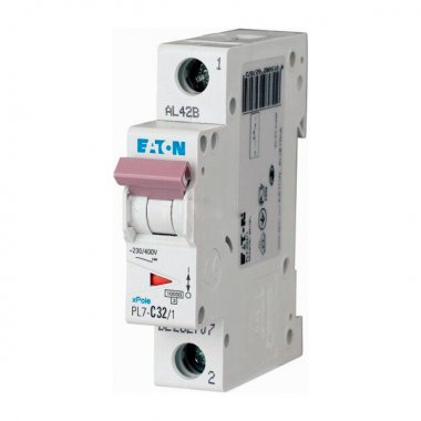 Фотография товара 'Eaton Модульный автоматический выключатель PL7-C32/1'