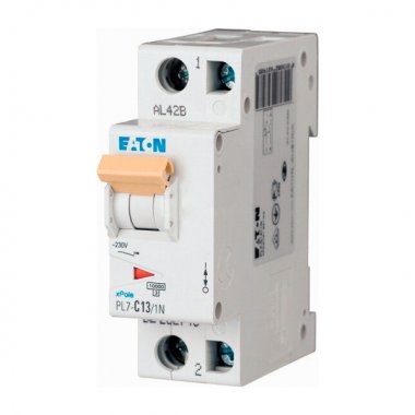 Фотография товара 'Eaton Модульный автоматический выключатель PL7-B13/1N'