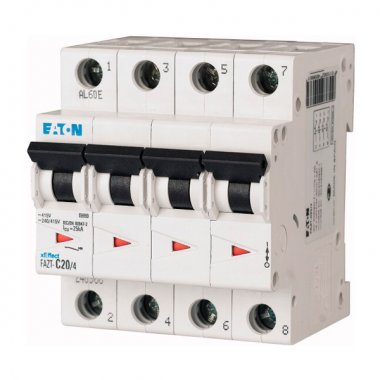Фотография товара 'Eaton Модульный автоматический выключатель FAZT-C15/4'