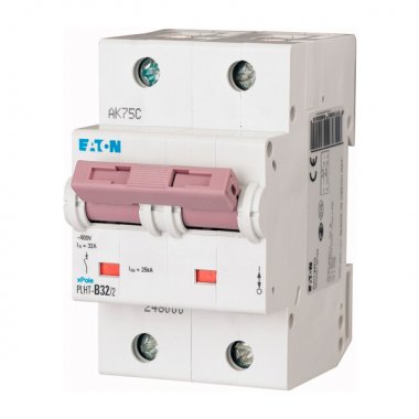 Фотография товара 'Eaton Модульный автоматический выключатель PLHT-D32/2'