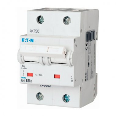 Фотография товара 'Eaton Модульный автоматический выключатель PLHT-D50/2'