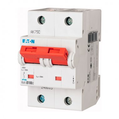 Фотография товара 'Eaton Модульный автоматический выключатель PLHT-D100/2'