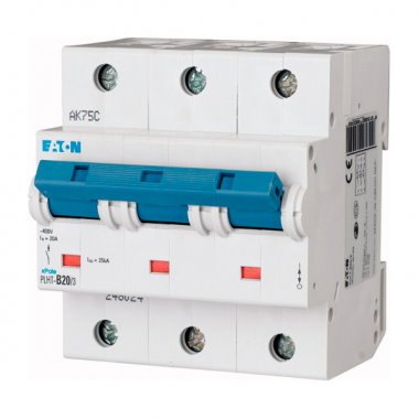 Фотография товара 'Eaton Модульный автоматический выключатель PLHT-B20/3'