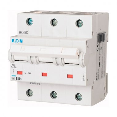 Фотография товара 'Eaton Модульный автоматический выключатель PLHT-C50/3'