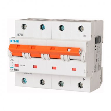 Фотография товара 'Eaton Модульный автоматический выключатель PLHT-C63/3N'