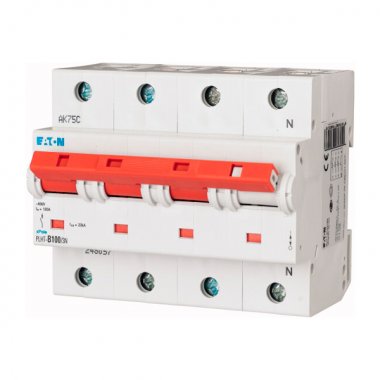 Фотография товара 'Eaton Модульный автоматический выключатель PLHT-D100/3N'