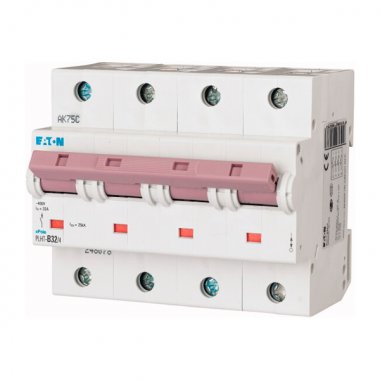 Фотография товара 'Eaton Модульный автоматический выключатель PLHT-B32/4'