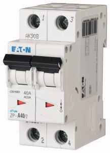 Фотография товара 'Eaton Выключатель нагрузки, 2П, 40А ZP-A40/2'