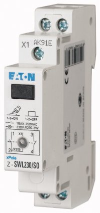 Фотография товара 'Eaton переключатель, 1НОPlus1НЗ, светодиод 230В Z-SWL230/SO'