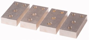 Фотография товара 'Eaton Соединительная шина, 2 отверстия, вертикальная, 4p, 1600A NZM4-4-XKM2S-1600'