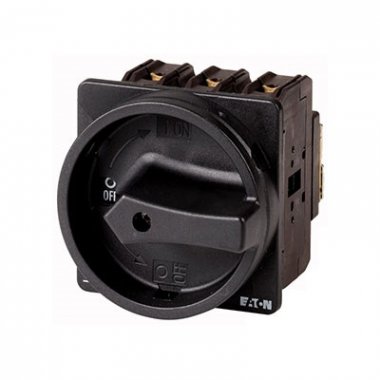 Фотография товара 'Eaton Главный выключатель 3P Plus N, 63А, черная ручка, запираемый, переднее крепление P3-63/EA/SVB-SW/N'