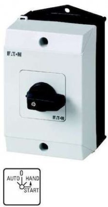 Фотография товара 'Eaton Переключатель управления, корпус 4S, Ie = 12A, Пол.AUTO-0-HAND T0-2-15907/I1'