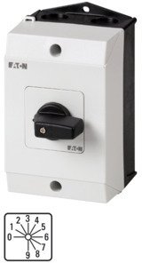 Фотография товара 'Eaton Кодирующий переключатель в корпусе Ie = 12A, двойной BCD, Пол. 0-9, 30 ° 48х48 мм T0-4-15602/I1'