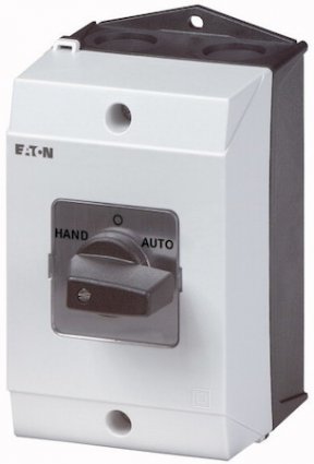 Фотография товара 'Eaton Кулачковый переключатель в корпусе 4p, Ie = 25A, 45 ° 48х48 мм T3-4-8902/I2'