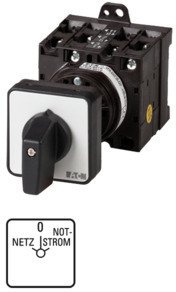 Фотография товара 'Eaton Кулачковый переключатель, 4p, Ie = 25A, 45 ° 48х48 мм T3-4-8902/Z'