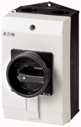 Фотография товара 'Eaton Главный выключатель в корпусе 4p, Ie = 12A, красная ручка, 0-1, 90 ° T0-2-8324/I1/SVB'