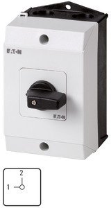 Фотография товара 'Eaton Кулачковый переключатель в корпусе, 2P, Ie = 12A, Поз. 1-2, 90 ° 48х48 мм T0-2-15442/I1'