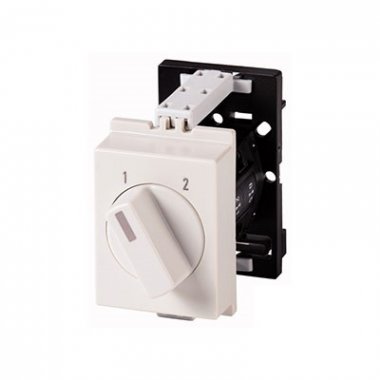 Фотография товара 'Eaton Кулачковый переключатель, 2р Iu = 10А, Поз. 1-2, 90 ° 45x45 мм модульное исполнение TM-2-8221/IVS'