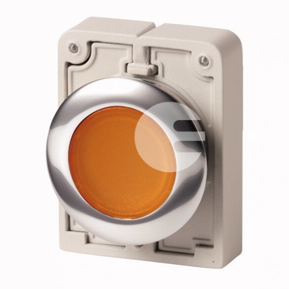 Фотография товара 'Eaton Кнопка плоская 30мм, оранжевая, с подсветкой M30C-FDL-A'