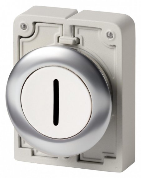 Фотография товара 'Eaton Кнопка плоская 30мм, белая M30C-FD-W'