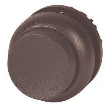 Фотография товара 'Eaton Головка кнопки выступающая с фиксацией, цвет черный, черное лицевое кольцо M22S-DRH-S'