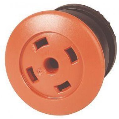 Фотография товара 'Eaton Головка кнопки грибовидная, без фиксации, пустая, цвет красный, черное лицевое кольцо M22S-DP-R-X'