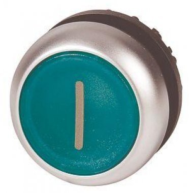 Фотография товара 'Eaton Головка кнопки с подсветкой, изменение ф-ии с фиксацией/без фиксации, цвет зеленый M22-DRL-G-X1'